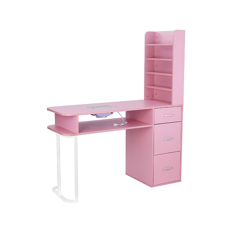 HZ2040PK Schönheitssalon-Nageltisch mit Staubsammler und Handgelenkkissen