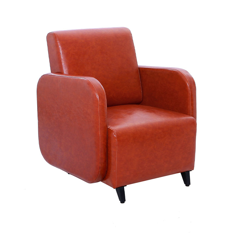 HZ7021 Rotbraune Wartezimmerbänke für Einzelsalons