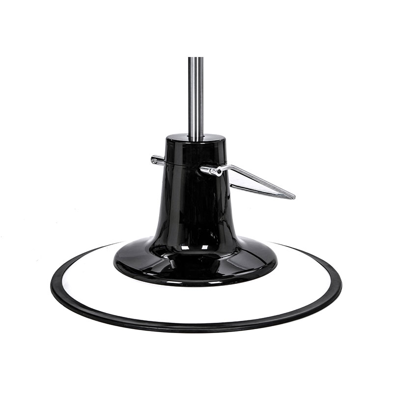 HZ22WB Vintage-Friseurstuhl-Hydraulikpumpe mit weißem Sockel