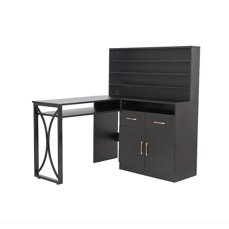 HZ2080 Schwarzer vielseitiger Maniküretisch mit Schubladen