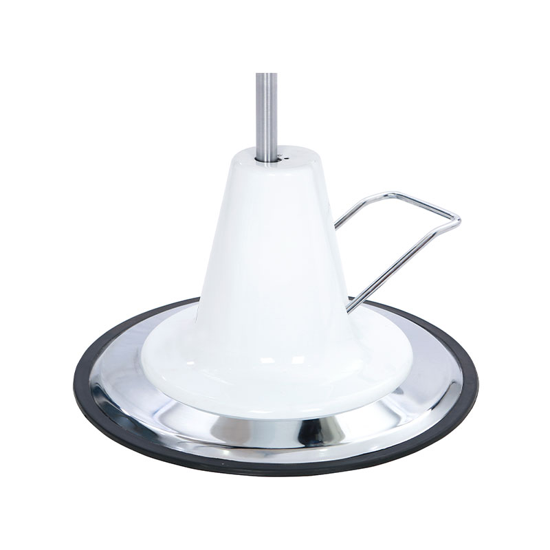 HZ25 Vintage-Friseurstuhl-Hydraulikpumpe mit versilberter Basis