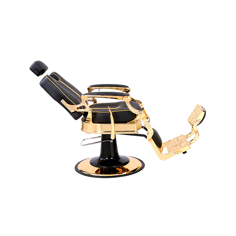 HZ87104 Verstellbarer Vintage-Friseurstuhl im Industriestil mit stabilem Metallrahmen