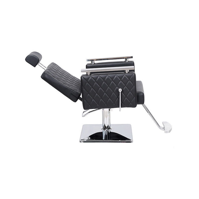 HZ8803D Salonstuhl mit schwarzer Diamant-Rückenlehne und quadratischer Rückenlehne