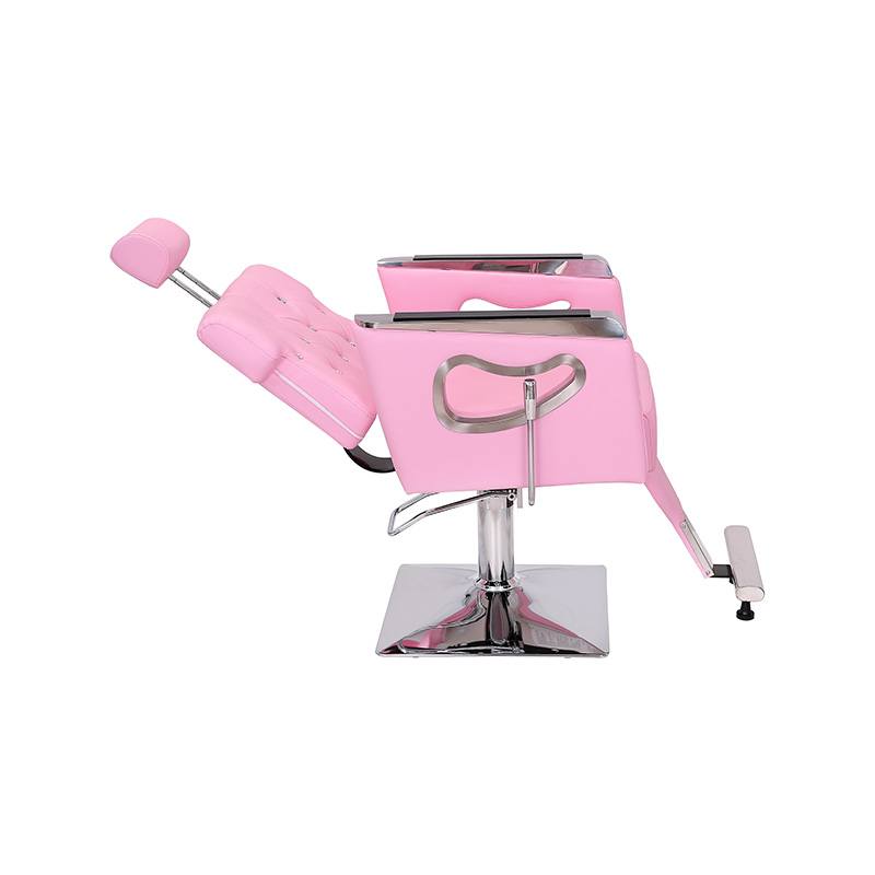 HZ87111GY / HZ87111WT / HZ87111PK / HZ87111BR / HZ87111 Liegender Salonstuhl, robuster Vintage-Stylingstuhl für Friseure