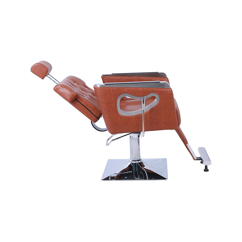 HZ87111GY / HZ87111WT / HZ87111PK / HZ87111BR / HZ87111 Liegender Salonstuhl, robuster Vintage-Stylingstuhl für Friseure