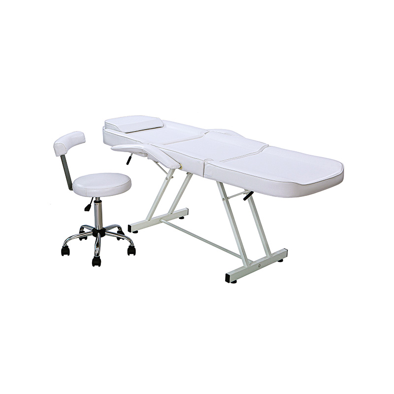 HZ015PKD / HZ015WD / HZ015BKD / HZ015DDPK Massagesalon Tattoo-Stuhl Kosmetikerbett mit hydraulischem Hocker