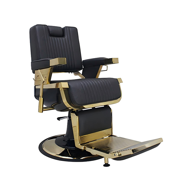 HZ8740GD / HZ8740DZ / HZ8740DB Schwarzer klassischer Retro-Friseurstuhl im Lincoln-Stil