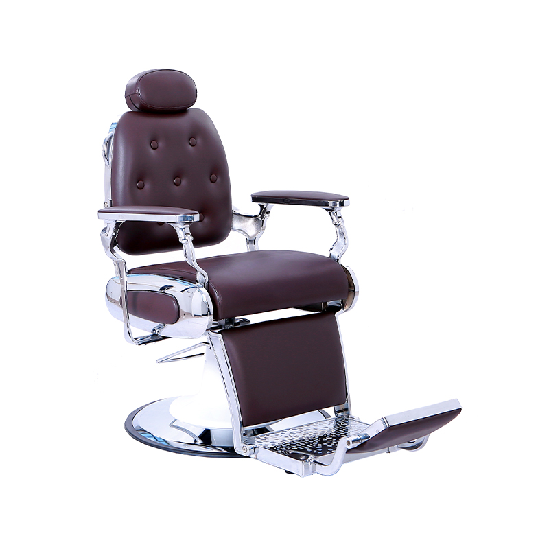 HZ8796BR / HZ8796BK / HZ8796Z Vintage-Barbershop-Friseurstuhl mit roter Schnalle und Rückenlehne
