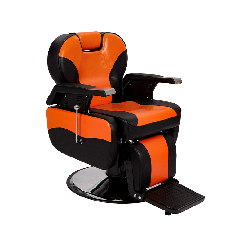 HZ8702D Schwarzer klassischer Friseurstuhl, verstellbarer Friseurstuhl