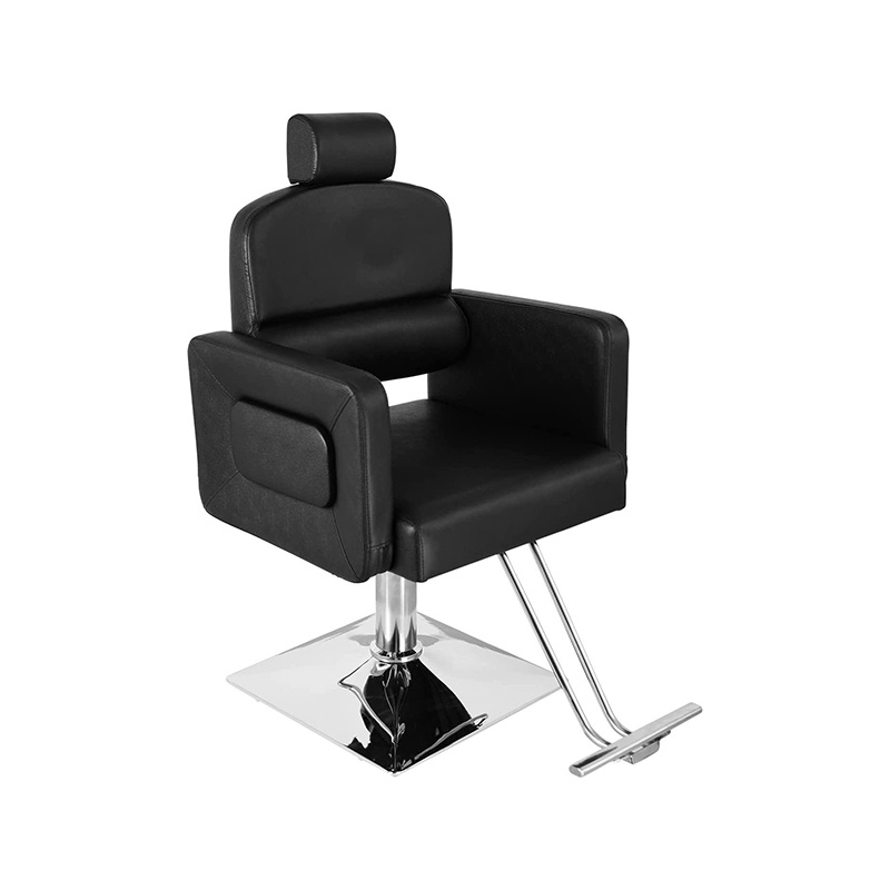 HZ8897B Schwarz, die besten Salonstühle für große Stylisten
