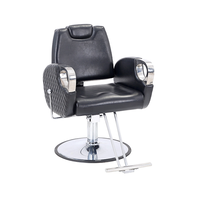HZ8868B Schwarzer ergonomischer Friseursalonstuhl