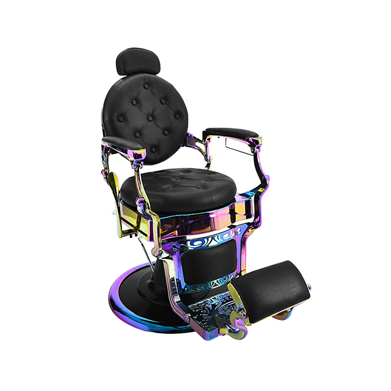 HZ8799XC Retro-Friseurstuhl mit Laserrahmen, robuste Friseurstühle