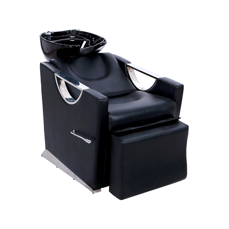 HZ9004 Verstellbares Shampoo-Waschbecken- und Stuhlset aus Keramik