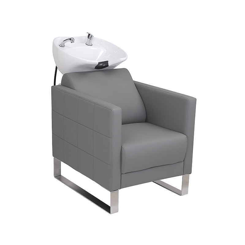 HZ9102 / HZ9102H Schwarze Rückspül-Shampoo-Keramikschüssel und Stuhl